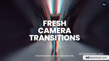 Camera Transitions For After Effects Elements template preview