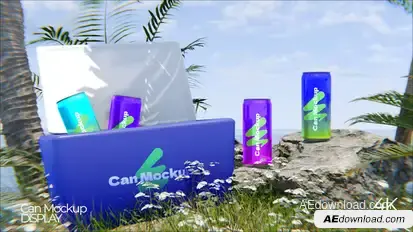 Can Product Mockup Product Promo template preview