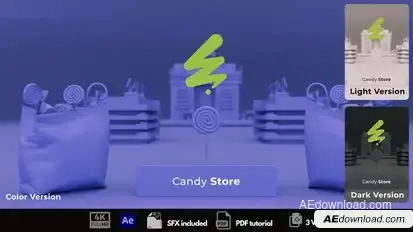 Candy Store Opener Openers template preview