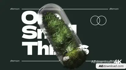 Capsule Nature Title Video Displays template preview