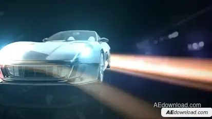 Car Streak Logo Reveal Logo Stings template preview
