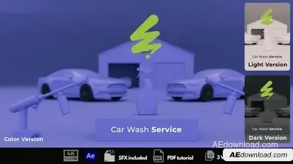 Car Wash Service Openers template preview