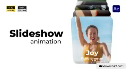 Card Flip Slideshow Elements template preview