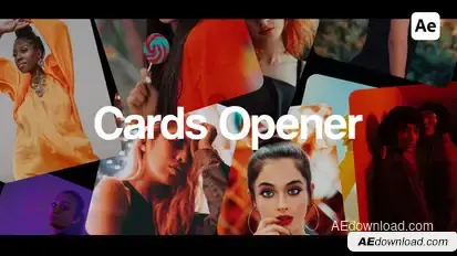 Cards Opener For After Effects Openers template preview