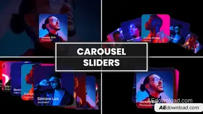 Carousel & Slides Video Displays template preview
