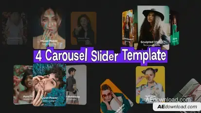 Carousel Slide Template Elements template preview