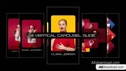 Carousel Slide | Vertical Video Displays template preview