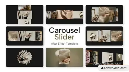 Carousel Slider Video Displays template preview