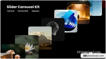 Carousel Slider Vertical Horizontal Square Elements template preview