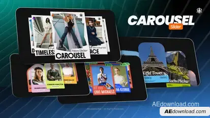 Carousel Sliders Video Displays template preview