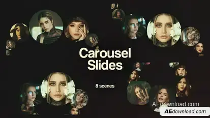 Carousel Slides Elements template preview