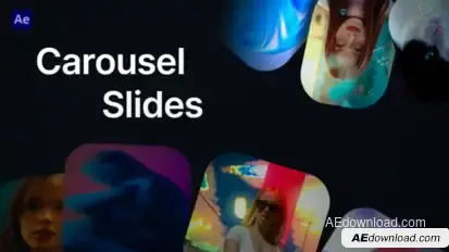 Carousel Slides Elements template preview