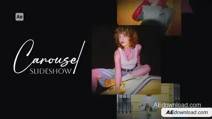 Carousel Slideshow for After Effects Openers template preview