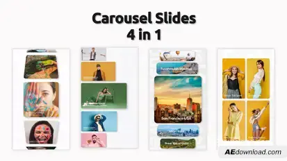 Carousel Verical 4 in 1 Openers template preview