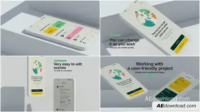 Cartoon App Promo Product Promo template preview