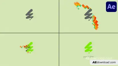 Cartoon Logo Reveal for After Effects Logo Stings template preview