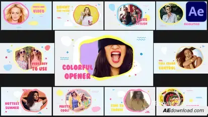 Cartoon Opener | After Effects Titles template preview