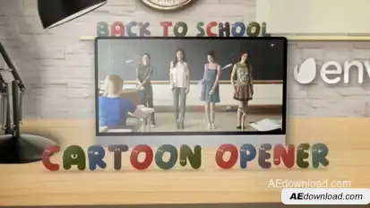 Cartoon Opener | After Effects Template Openers template preview