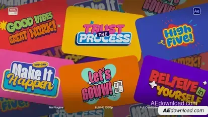 Cartoon Titles Titles template preview