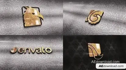 Carving Gold Logo broadcast-packages template preview