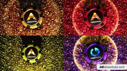 Casino Golden Chip Unveil Openers template preview