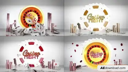 Casino Logo Reveals Openers template preview