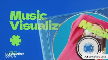 CD Visualizer Display Promo Product Promo template preview