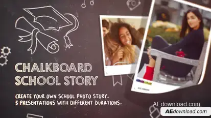 Chalkboard Story Maker Openers template preview