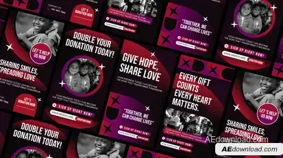 Charity & Donation Openers template preview