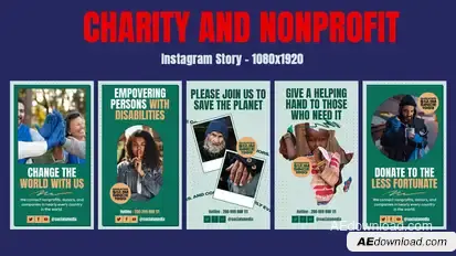 Charity and Nonprofit Product Promo template preview