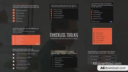 Checklist Toolkit Elements template preview
