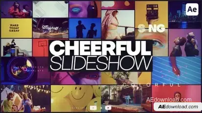 Cheerful Slideshow Openers template preview