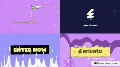 Chemical Reaction In School Logo for After Effects Logo Stings template preview
