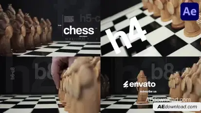 Chess Intro for After Effects Titles template preview