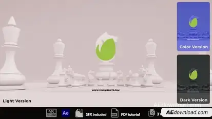 Chess Intro Logo Stings template preview