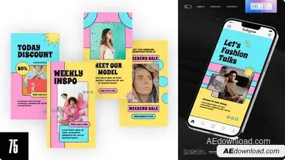 Chicland Fashion Reels Product Promo template preview