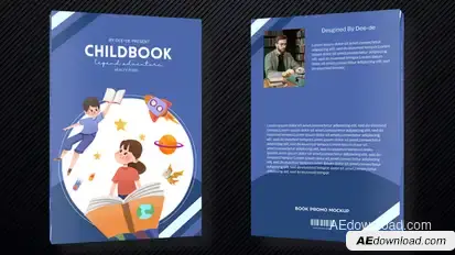 Child Book Promo Kit Product Promo template preview