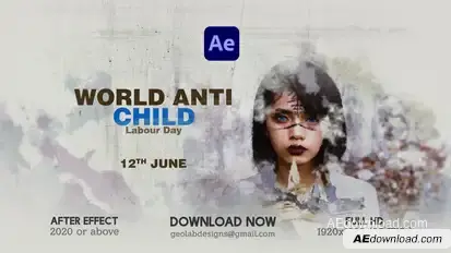 Child Labour Day Openers template preview