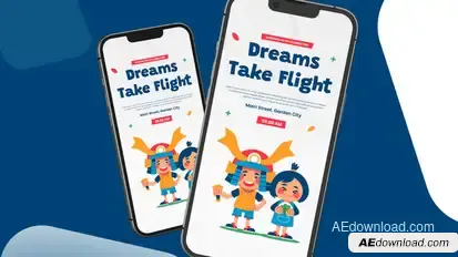 Childrens Day Instagram Stories Video Displays template preview