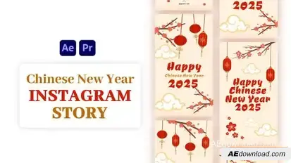 Videohive Chinese New Year Instagram Stories 55455758 Video Displays template preview