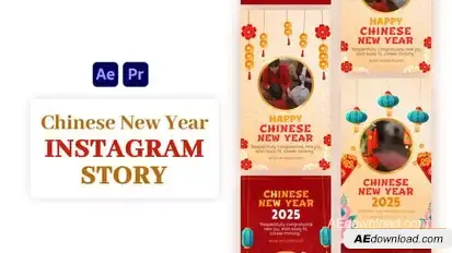 Videohive chinese new year instagram story 55508213 Video Displays template preview