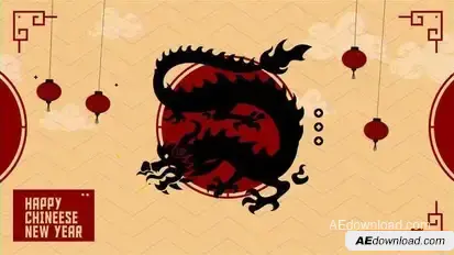 Chinese New Year Intro Openers template preview