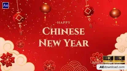 Chinese New Year Slideshow Openers template preview