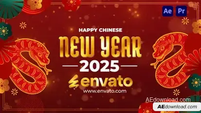 Videohive Chinese New Year Wishes 2025 Openers template preview