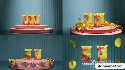 Chips Bag Mockup Promo Product Promo template preview