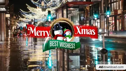 Chirstmas Title Titles template preview