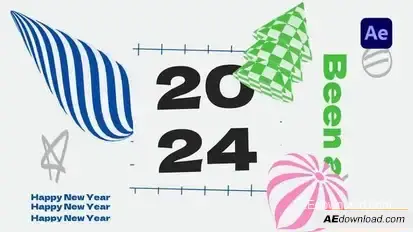 Christmas & New Year Intro Openers template preview