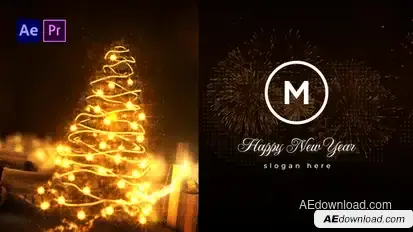 Christmas & New Year Logo Reveal Logo Stings template preview