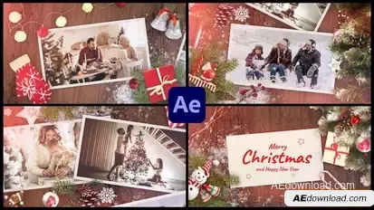 Christmas & New Year Slideshow Opener for After Effects Openers template preview