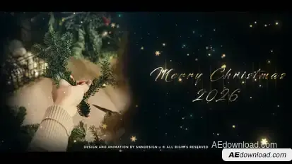 Christmas 2026 Opener Openers template preview